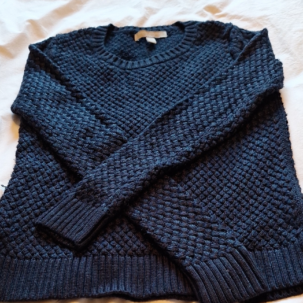 Banana Republic Navy Blue Crew Neck Sweater